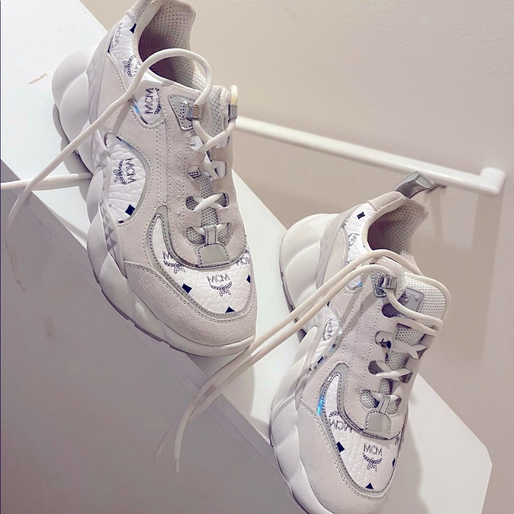 Lightly worn Authentic MCM Monogram Sneakers